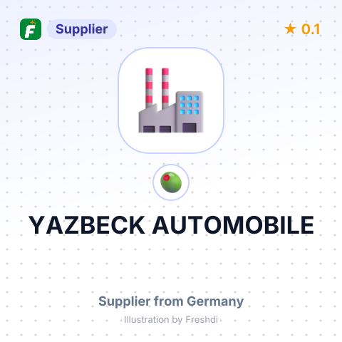 YAZBECK AUTOMOBILE – summary card, no photo uploaded yet