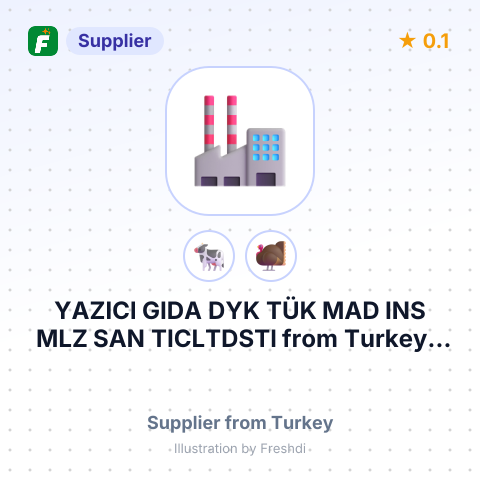 YAZICI GIDA DYK TÜK MAD INS MLZ SAN TICLTDSTI – summary card, no photo uploaded yet