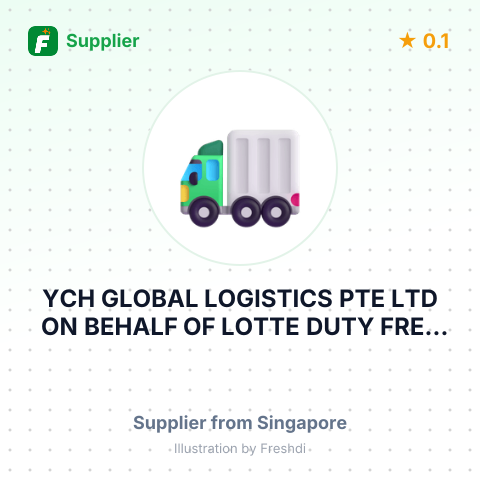 YCH GLOBAL LOGISTICS PTE LTD ON BEHALF OF LOTTE DUTY FREE JAPAN CO., L – summary card, no photo uploaded yet