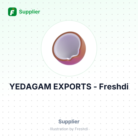 YEDAGAM EXPORTS – summary card, no photo uploaded yet