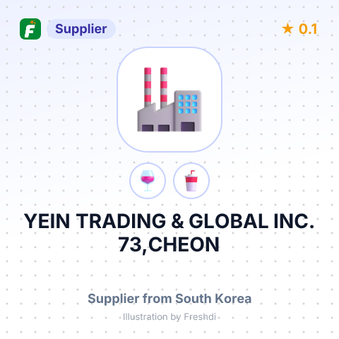 YEIN TRADING & GLOBAL INC. 73,CHEON – summary card, no photo uploaded yet