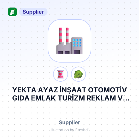 YEKTA AYAZ İNŞAAT OTOMOTİV GIDA EMLAK TURİZM REKLAM VE DIŞ TİCARET LİMİTED ŞİRKETİ – summary card, no photo uploaded yet