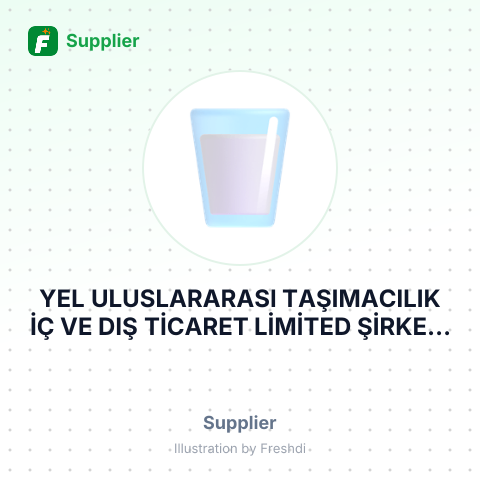 YEL ULUSLARARASI TAŞIMACILIK İÇ VE DIŞ TİCARET LİMİTED ŞİRKETİ – summary card, no photo uploaded yet