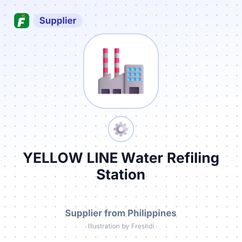 YELLOW LINE Water Refiling Station – summary card, no photo uploaded yet