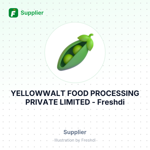 YELLOWWALT FOOD PROCESSING PRIVATE LIMITED – summary card, no photo uploaded yet