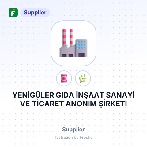 YENİGÜLER GIDA İNŞAAT SANAYİ VE TİCARET ANONİM ŞİRKETİ – summary card, no photo uploaded yet