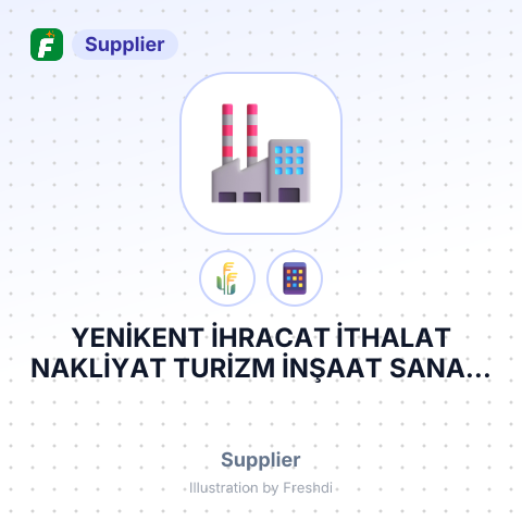 YENİKENT İHRACAT İTHALAT NAKLİYAT TURİZM İNŞAAT SANAYİ VE TİCARET LİMİTED ŞİRKETİ – summary card, no photo uploaded yet