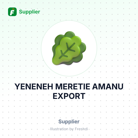YENENEH MERETIE AMANU EXPORT – summary card, no photo uploaded yet