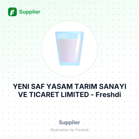 YENI SAF YASAM TARIM SANAYI VE TICARET LIMITED – summary card, no photo uploaded yet