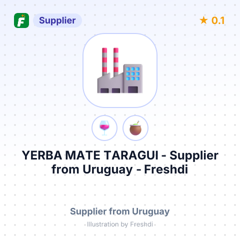 YERBA MATE TARAGUI – summary card, no photo uploaded yet