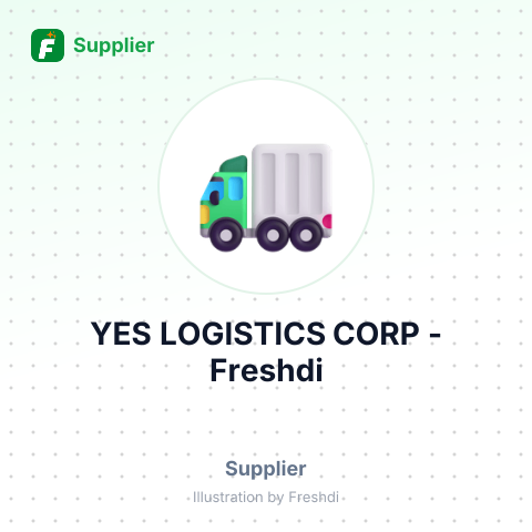 YES LOGISTICS CORP – summary card, no photo uploaded yet