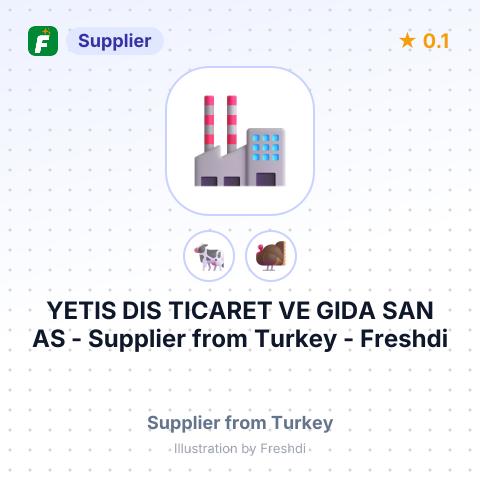YETIS DIS TICARET VE GIDA SAN AS – summary card, no photo uploaded yet