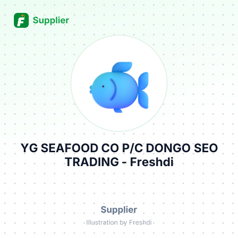 YG SEAFOOD CO P/C DONGO SEO TRADING – summary card, no photo uploaded yet