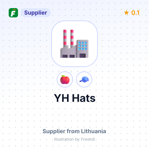 YH Hats  – summary card, no photo uploaded yet