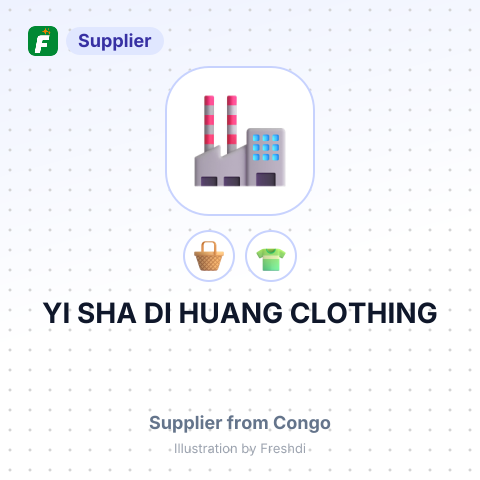 YI SHA DI HUANG CLOTHING – summary card, no photo uploaded yet