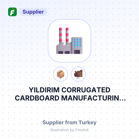 YILDIRIM CORRUGATED CARDBOARD MANUFACTURING AND... – summary card, no photo uploaded yet