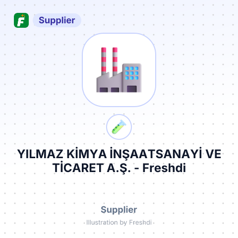 YILMAZ KİMYA İNŞAATSANAYİ VE TİCARET A.Ş. – summary card, no photo uploaded yet