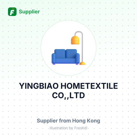 YINGBIAO HOMETEXTILE CO,,LTD – summary card, no photo uploaded yet
