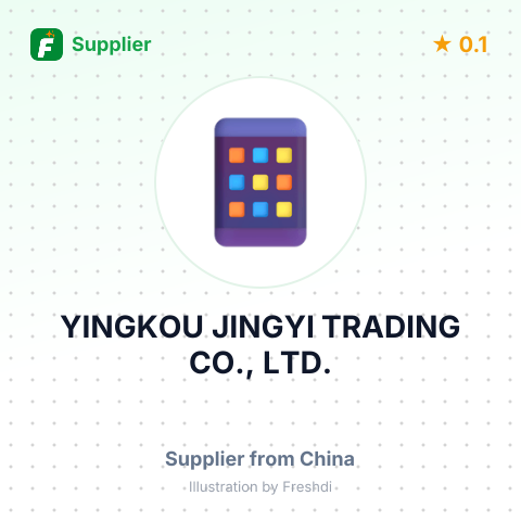 YINGKOU JINGYI TRADING CO., LTD. – summary card, no photo uploaded yet