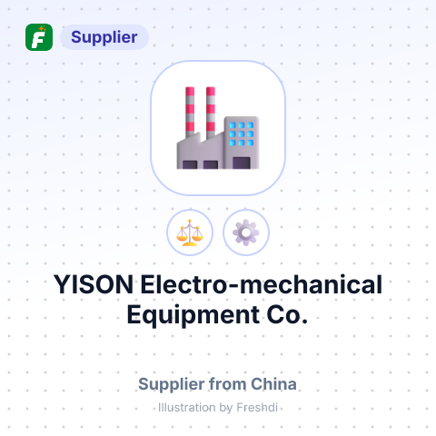 YISON Electro-mechanical Equipment Co., – summary card, no photo uploaded yet