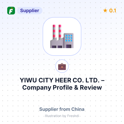 YIWU CITY HEER CO., LTD. – summary card, no photo uploaded yet