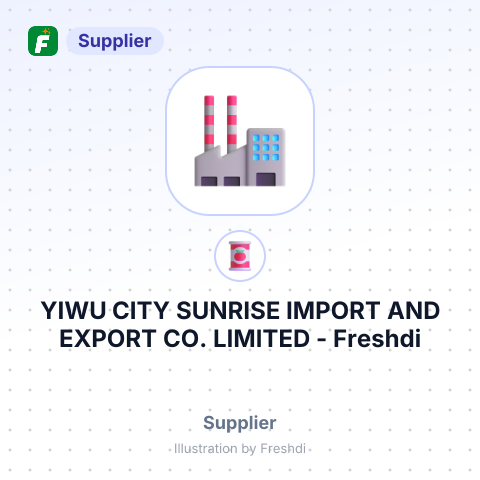 YIWU CITY SUNRISE IMPORT AND EXPORT CO. LIMITED – summary card, no photo uploaded yet
