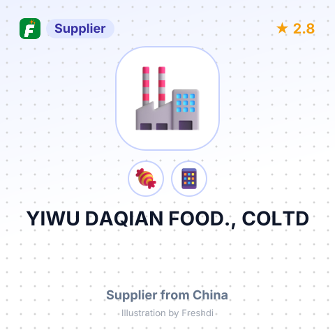 YIWU DAQIAN FOOD., COLTD – summary card, no photo uploaded yet