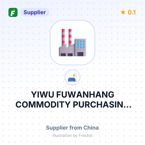 YIWU FUWANHANG COMMODITY PURCHASING CO., LTD – summary card, no photo uploaded yet