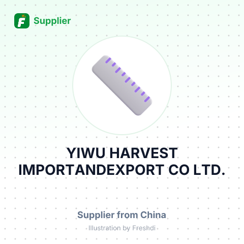 YIWU HARVEST IMPORTANDEXPORT CO LTD. – summary card, no photo uploaded yet