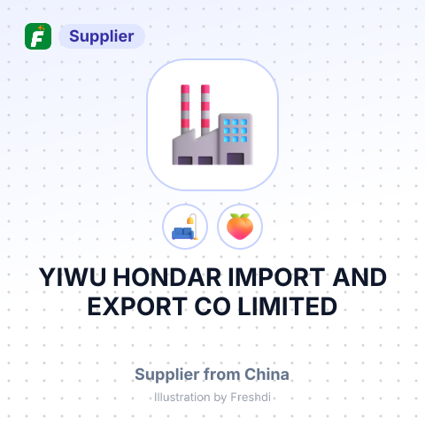 YIWU HONDAR IMPORT AND EXPORT CO LIMITED – summary card, no photo uploaded yet