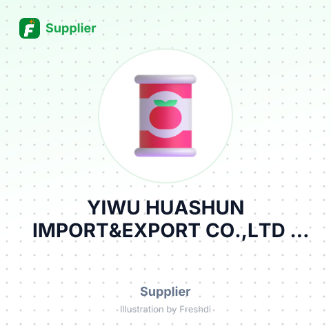 YIWU HUASHUN IMPORT&EXPORT CO.,LTD – summary card, no photo uploaded yet
