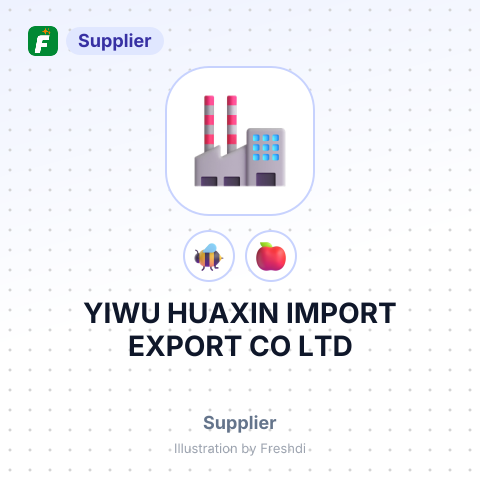 YIWU HUAXIN IMPORT EXPORT CO LTD – summary card, no photo uploaded yet