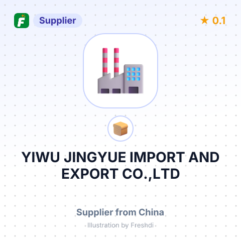 YIWU JINGYUE IMPORT AND EXPORT CO.,LTD – summary card, no photo uploaded yet