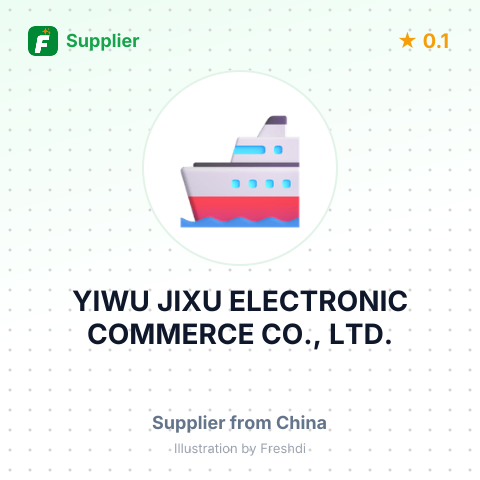 YIWU JIXU ELECTRONIC COMMERCE CO., LTD. – summary card, no photo uploaded yet