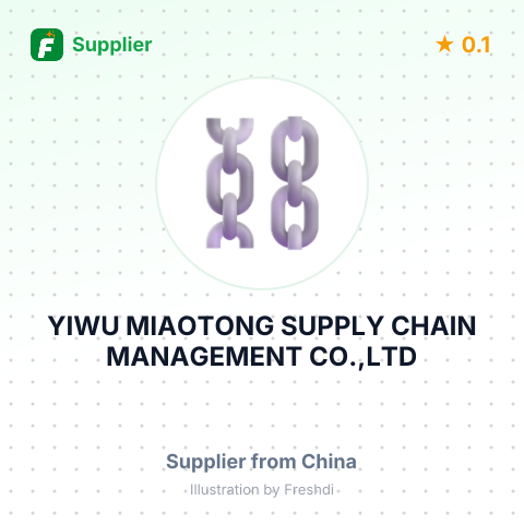 YIWU MIAOTONG SUPPLY CHAIN MANAGEMENT CO.,LTD – summary card, no photo uploaded yet