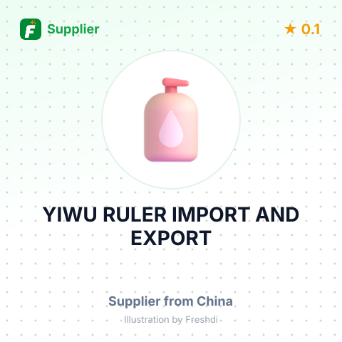 YIWU RULER IMPORT AND EXPORT – summary card, no photo uploaded yet