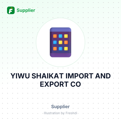 YIWU SHAIKAT IMPORT AND EXPORT CO – summary card, no photo uploaded yet