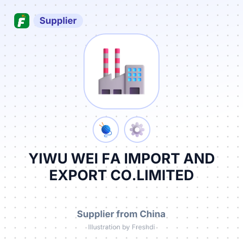 YIWU WEI FA IMPORT AND EXPORT CO.LIMITED – summary card, no photo uploaded yet