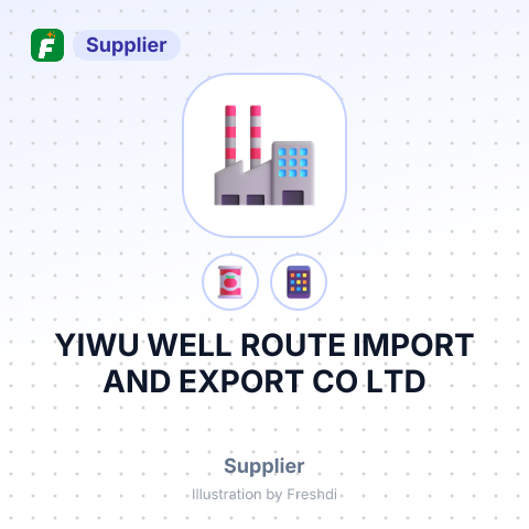 YIWU WELL ROUTE IMPORT AND EXPORT CO LTD – summary card, no photo uploaded yet