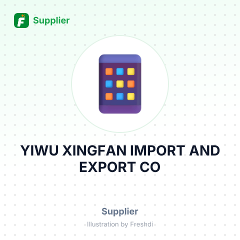 YIWU XINGFAN IMPORT AND EXPORT CO – summary card, no photo uploaded yet