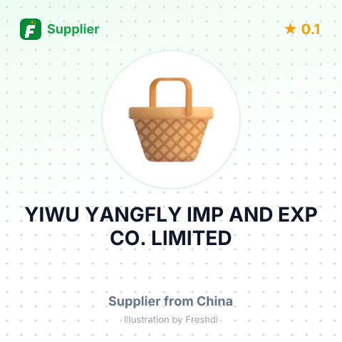 YIWU YANGFLY IMP AND EXP CO., LIMITED – summary card, no photo uploaded yet