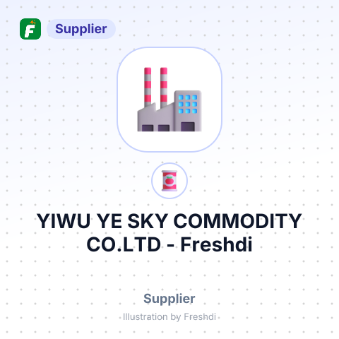 YIWU YE SKY COMMODITY CO.LTD – summary card, no photo uploaded yet