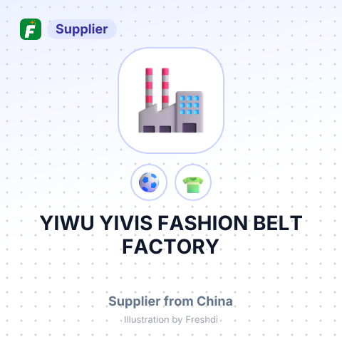 YIWU YIVIS FASHION BELT FACTORY – summary card, no photo uploaded yet