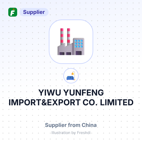 YIWU YUNFENG IMPORT&EXPORT CO.,LIMITED – summary card, no photo uploaded yet