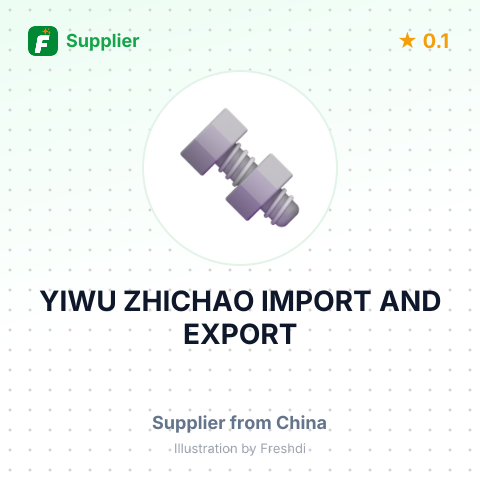 YIWU ZHICHAO IMPORT AND EXPORT – summary card, no photo uploaded yet