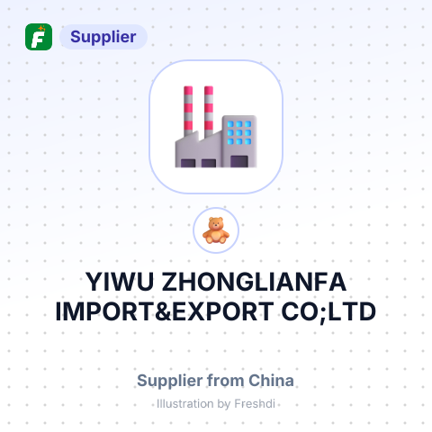 YIWU ZHONGLIANFA IMPORT&EXPORT CO;LTD – summary card, no photo uploaded yet