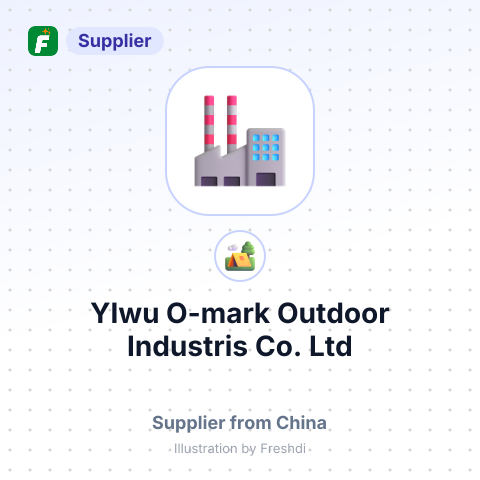 YIwu O-mark Outdoor Industris Co.,Ltd – summary card, no photo uploaded yet