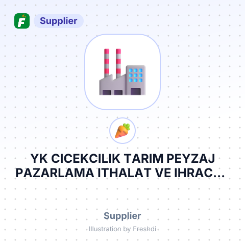 YK CICEKCILIK TARIM PEYZAJ PAZARLAMA ITHALAT VE IHRACAT LTD – summary card, no photo uploaded yet