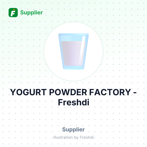 YOGURT POWDER FACTORY – summary card, no photo uploaded yet