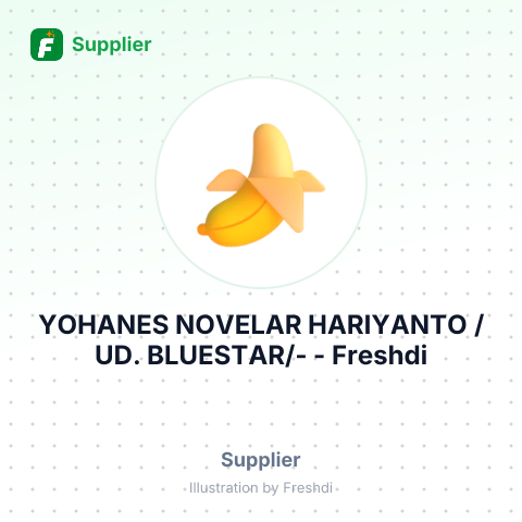 YOHANES NOVELAR HARIYANTO / UD. BLUESTAR/- – summary card, no photo uploaded yet